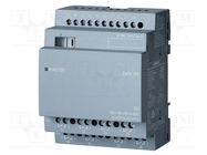 Module: extension; IN: 8; OUT: 8; OUT 1: relay; 5A; 24VDC; 24VAC SIEMENS