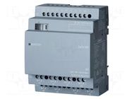 Module: extension; IN: 8; OUT: 8; OUT 1: relay; 5A; 24VDC; 24VAC SIEMENS