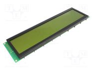 Display: LCD; alphanumeric; STN Positive; 40x4; 288.3x77.5x14mm DISPLAY ELEKTRONIK