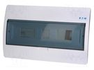 Enclosure: for modular components; IP40; plaster embedded; white EATON ELECTRIC