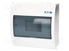 Enclosure: for modular components; IP40; white; No.of mod: 8; ABS EATON ELECTRIC