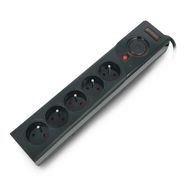 Power strip with security Arcon Z5 black - 5 sockets - 3m