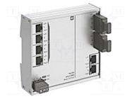 Switch PoE Ethernet; unmanaged; Number of ports: 6; 9÷60VDC; IP30 HARTING