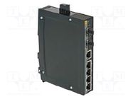 Switch Ethernet; unmanaged; Number of ports: 5; 9÷60VDC; RJ45,SC HARTING