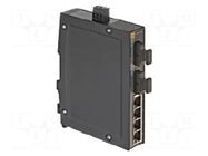 Switch PoE Ethernet; unmanaged; Number of ports: 4; 9÷60VDC; IP30 HARTING