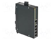 Switch PoE Ethernet; unmanaged; Number of ports: 5; 9÷60VDC; RJ45 HARTING