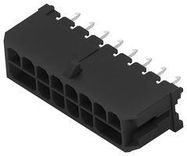 CONNECTOR, HEADER, 16POS, 2ROW, 3MM