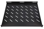 Extralink 1U 600mm Black | Fixed shelf | 19", 602 x 472mm, for 800mm depth cabinets, EXTRALINK