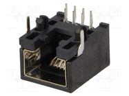 Connector: RJ45; socket; PIN: 8; Cat: 3; shielded,low profile; THT MOLEX