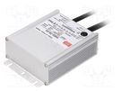 Power supply: switched-mode; LED; 72W; 24VDC; 1.8÷3A; 90÷305VAC MEAN WELL