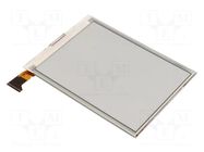 Display: e-paper; 6"; 600x800; Window dimensions: 122.4x90.6mm DISPLAY ELEKTRONIK