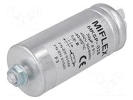 Capacitor: polypropylene; 20uF; 450VAC; ±5%; Ø40x88mm; MKSP-025 MIFLEX