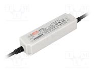 Power supply: switching; LED; 25.2W; 24VDC; 1.05A; 90÷305VAC; IP67 MEAN WELL