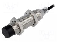 Sensor: inductive; OUT: NPN / NO; 0÷16mm; 10÷30VDC; M18; 2m; IP67 OMRON