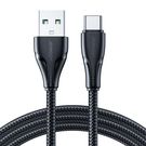 Cable USB Surpass / Type-C / 3A / 0.25m Joyroom S-UC027A11 (black), Joyroom