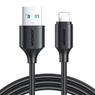 Cable to USB-A / Lightning / 2.4A / 0.25m Joyroom S-UL012A9 (black), Joyroom