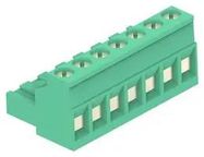 TERMINAL BLOCK, PLUGGABLE, 6WAYS, 12AWG