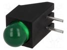 LED; in housing; green; 5mm; No.of diodes: 1; 20mA; 60°; 2.2÷2.5V KINGBRIGHT ELECTRONIC