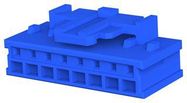 PLUG HOUSING, 8POS, PA6.6 GF, BLUE