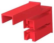 RCPT HOUSING, 3POS, NYLON 6.6, RED