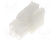 Connector: wire-wire/PCB; plug; female; 4.2mm; PIN: 4; w/o contacts 