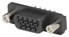 D SUB CONNECTOR, RCPT, 9POS, TH