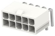 CONNECTOR, HEADER, 10POS, 2ROW, 4.2MM