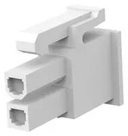 RCPT HOUSING, 2POS, PA 6.6, NATURAL