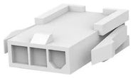 PLUG HOUSING, 3POS, PA 6.6, WHITE