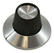 KNOB, STRAIGHT KNURL, 29.7MM