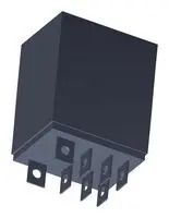 POWER RELAY, DPDT, 12VAC, 15A, PANEL