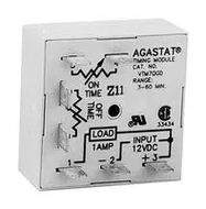 TIME DELAY RELAY, SPST, 120VAC, 0.5S-10S