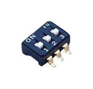 DIP SWITCH, SPST-NO, 0.1A, 6V, SMD