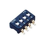 DIP SWITCH, SPST-NO, 0.1A, 6V, SMD