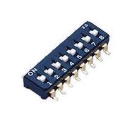 DIP SWITCH, SPST-NO, 0.1A, 6V, SMD