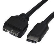 USB CABLE, 3.1 C-3.0 MICRO B PLUG, 1M