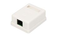 Extralink | Wall mount outlet | 1x RJ45 KAT5E UTP, EXTRALINK