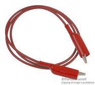 TEST LEAD, ALLIGATOR CLIP, RED, 60VDC/5A