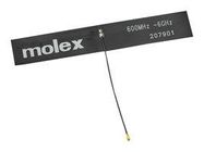 RF ANTENNA, 3 TO 6GHZ, 5.4DBI