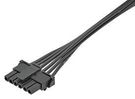 CABLE ASSY, 6POS, RCPT-RCPT, 150MM