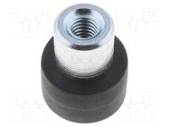 Magnet: permanent; neodymium; H: 7mm; 10N; Ø: 12mm; Thread len: 6mm ELESA+GANTER