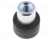 Magnet: permanent; neodymium; 10N; Ø: 12mm; H: 7mm; Thread len: 6mm ELESA+GANTER