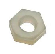 HEX NUT, NYLON 6.6, M4, NATURAL