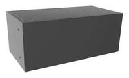 RACK MOUNT CABINET, ALUM, BLACK