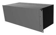 RACK MOUNT CABINET, 4U, ALUM, BLACK