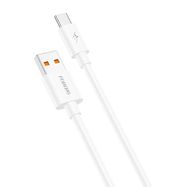 Foneng X67 USB to USB-C Cable, 5A, 1m (White), Foneng