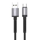 Foneng X83 USB to USB-C cable, 2.1A, 1m (black), Foneng