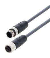 SENSOR CORD, 8P M12 PLUG-RCPT, 3.3FT