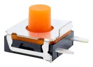 TACTILE SW, SPST-NO, 0.05A, 32VDC, 350GF