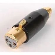 ADAPTOR, RCA JACK-3P XLR JACK